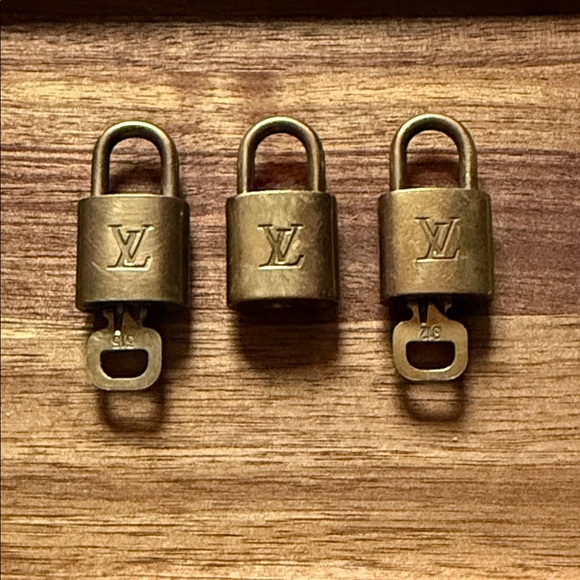 Louis Vuitton Gold Padlock Trio - Picture 1 of 6